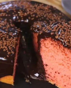 Bolo Gelado Chocolate